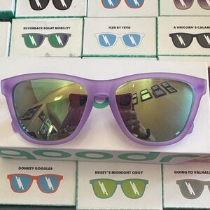 Goodr Purple Sunglasses, lilac it like that new in box